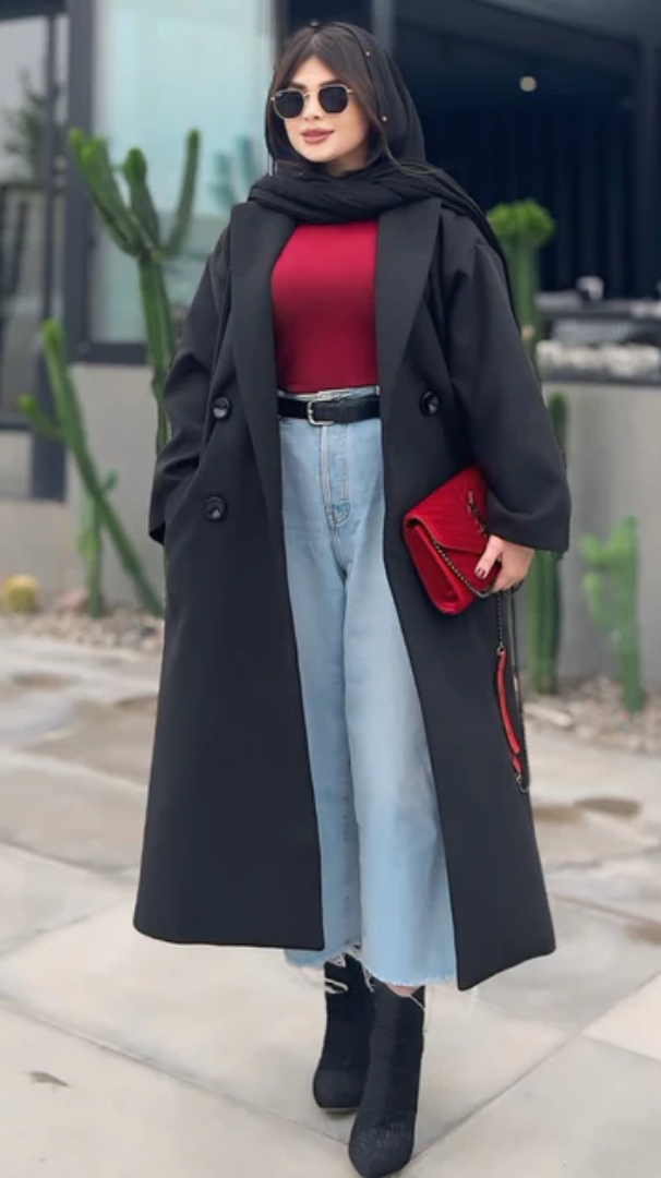 Elena™ Oversize'owy płaszcz wiosenny