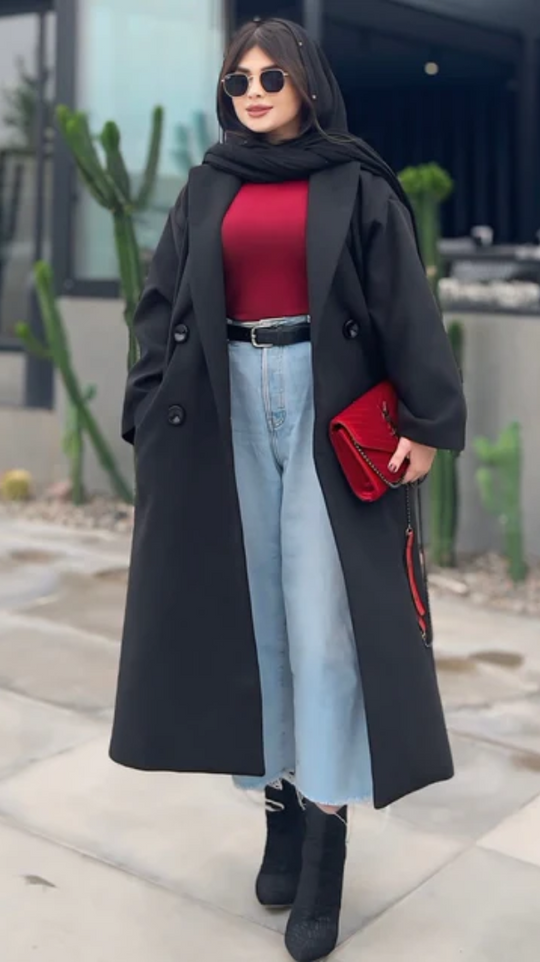 Elena™ Oversize'owy płaszcz wiosenny