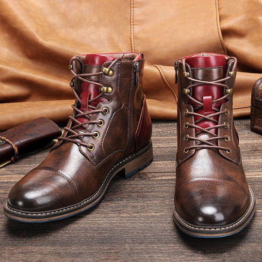 Dawson™ | Skórzane botki Oxford