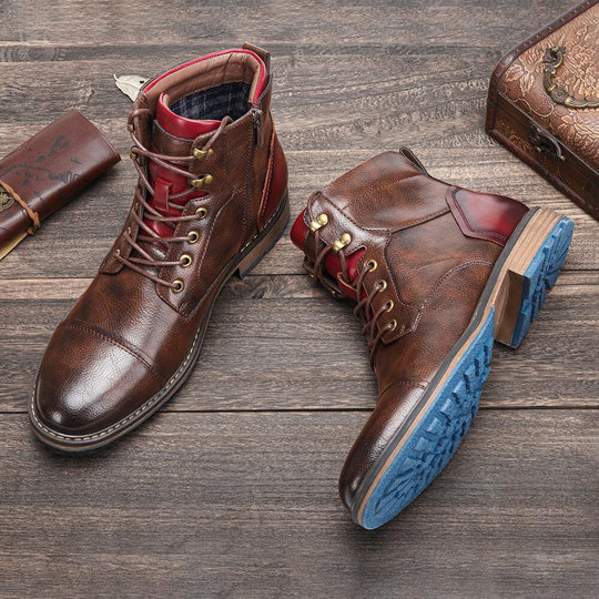 Dawson™ | Skórzane botki Oxford